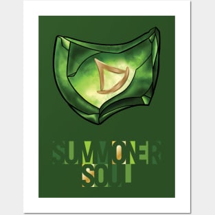 Summoner Soul - FF14 Job Crystal T-Shirt Posters and Art